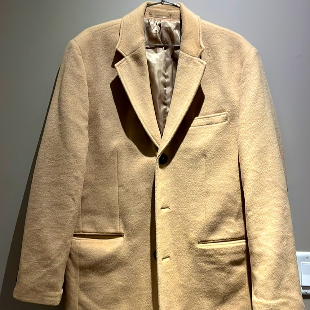 Taylor & Reece Cream wool long coat